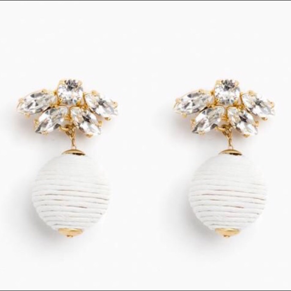 Tuckernuck White Orchid Earrings